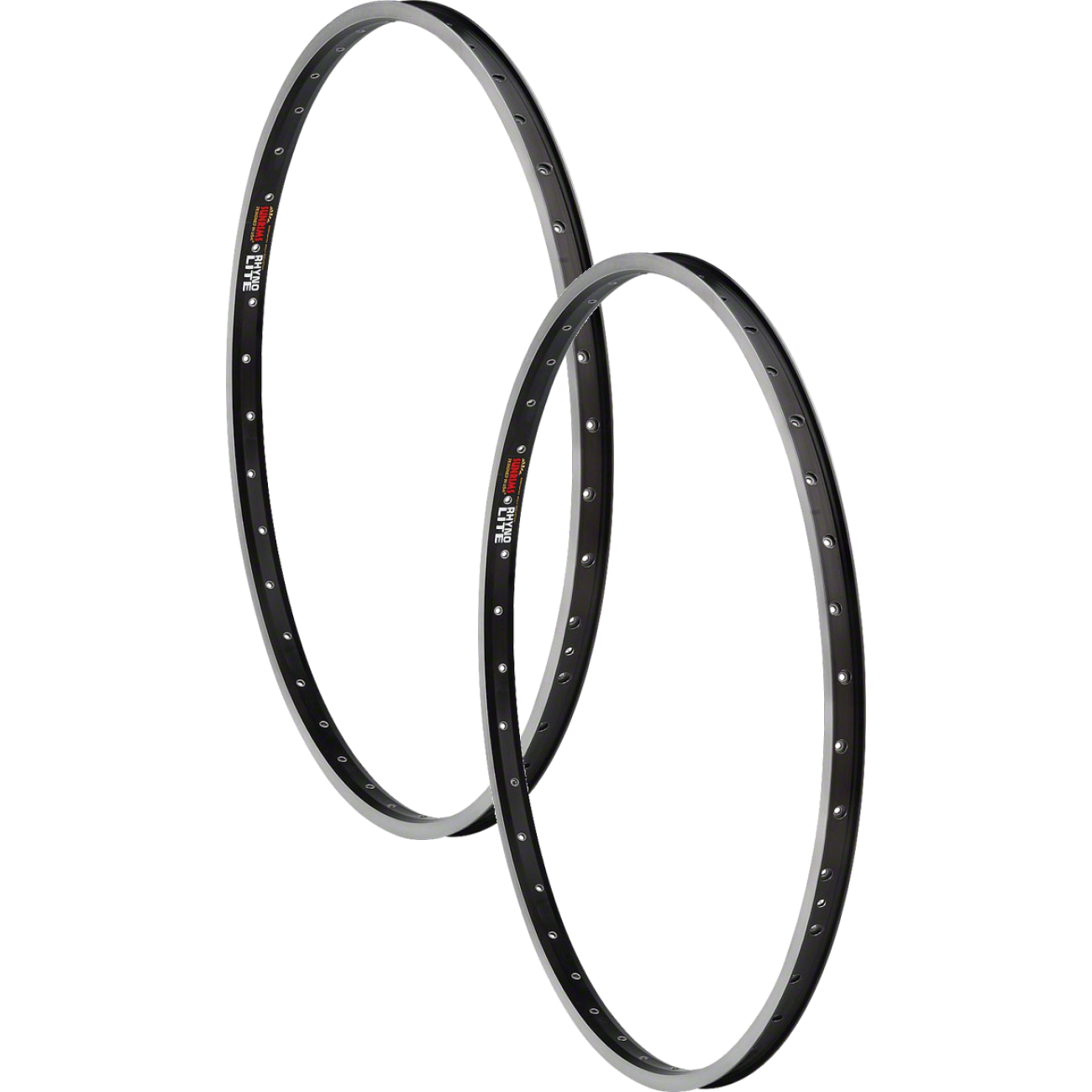 Pack of 2 Sun Ringle Rhyno Lite Rim - 29", Black/Silver, 40H, Clincher