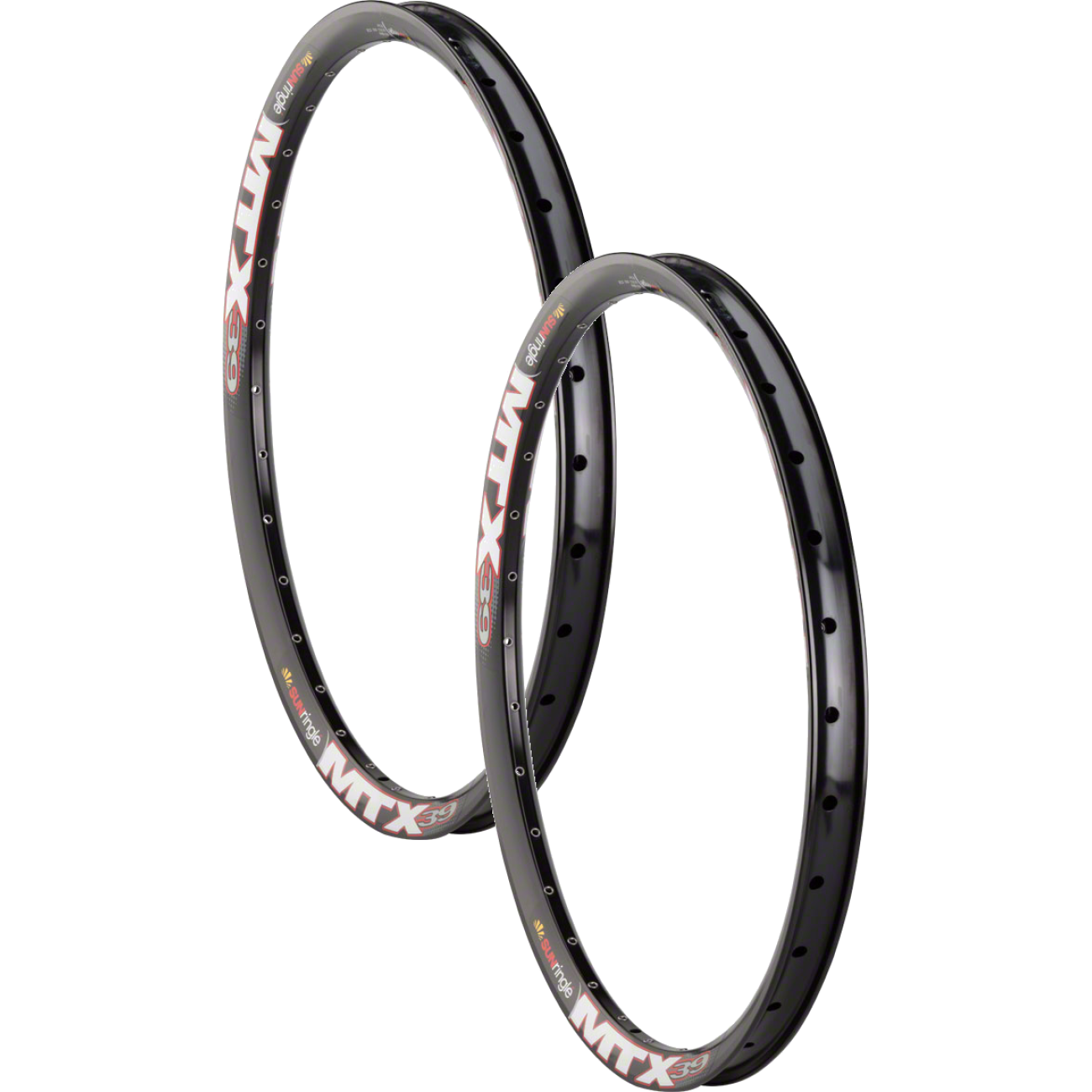Pack of 2 Sun Ringle MTX39 Rim - 26", Disc, Black, 32H, Clincher