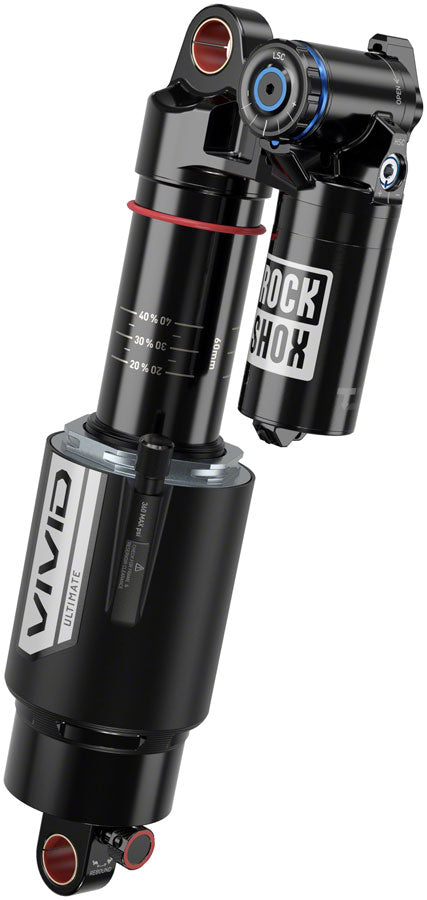 RockShox Vivid Ultimate RC2T Rear Shock - 210 x 52.5 mm, Vivid Air, 3 Tokens, Reb25/Comp30, L/O2, Std, 8x20, C1, SC Levo