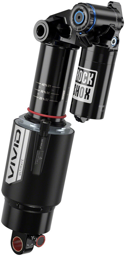 RockShox Vivid Ultimate RC2T Rear Shock - 205 x 60 mm, Vivid Air, 2 Tokens, Reb25/Comp34, L/O2, Trun/Std, , C1, SC