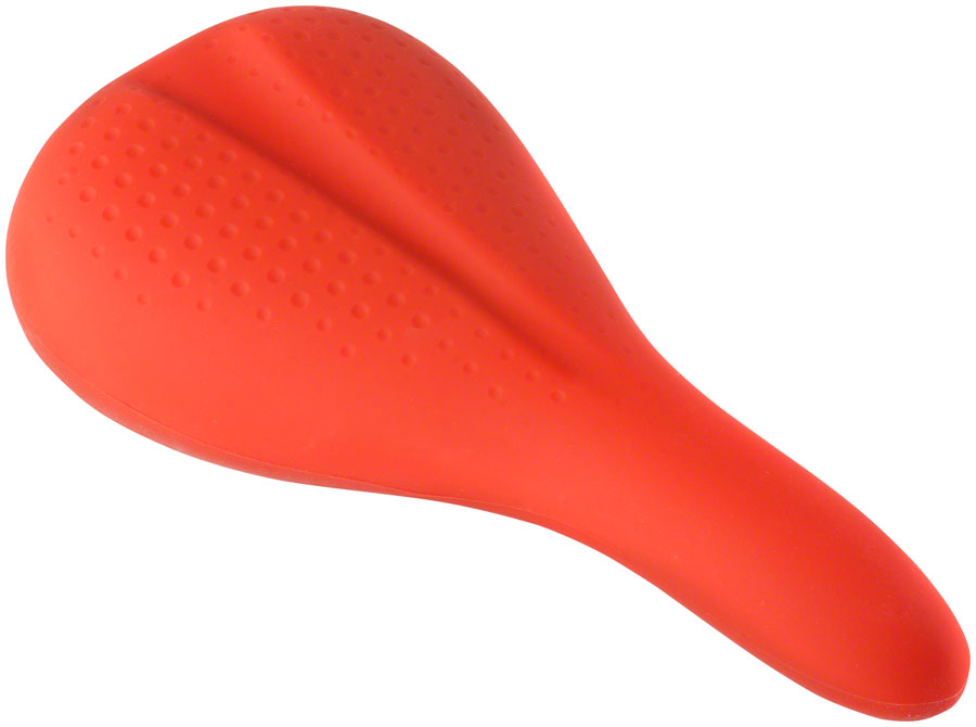 Delta HexAir Saddle Cover - Racing, Red Super Flexible, Stretchy Silicone.