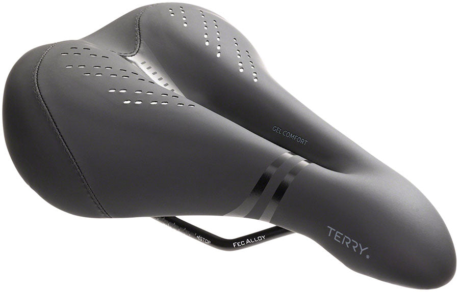 Bike Saddle Terry Liberator Y Gel - Steel, Black, Men's, Italia