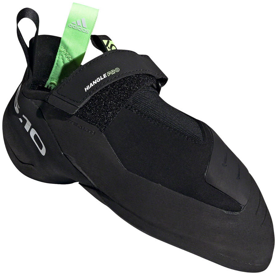 Mountain Bike Shoes Five Ten Hiangle Pro Climbing - Men's, Core Black/FTWR White/Signal Green, 9.5