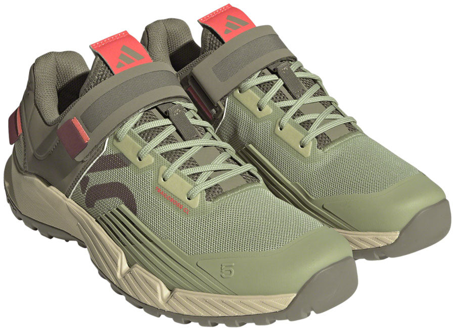 Mountain Bike Shoes Five Ten Trailcross Mountain Clipless - Women's, Magic Lime/Quiet Crimson/Orbit Green, 6