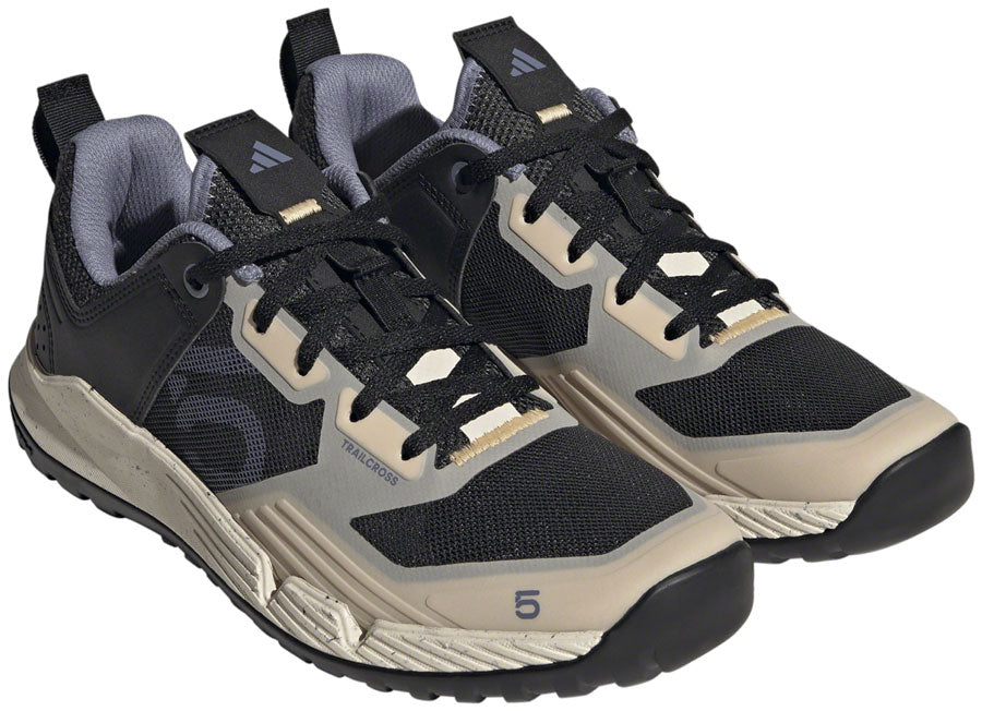 Mountain Bike Shoes Five Ten Trailcross XT Flat - Womens, Gray Six/Silver Violet/Acid Orange, 9.5