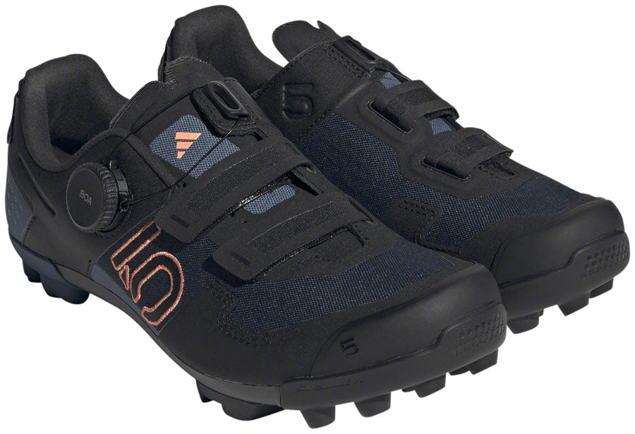 Mountain Bike Shoes Five Ten Kestrel BOA Mountain Clipless - Women's, Legend Ink/Core Black/Coral Fusion, 8.5