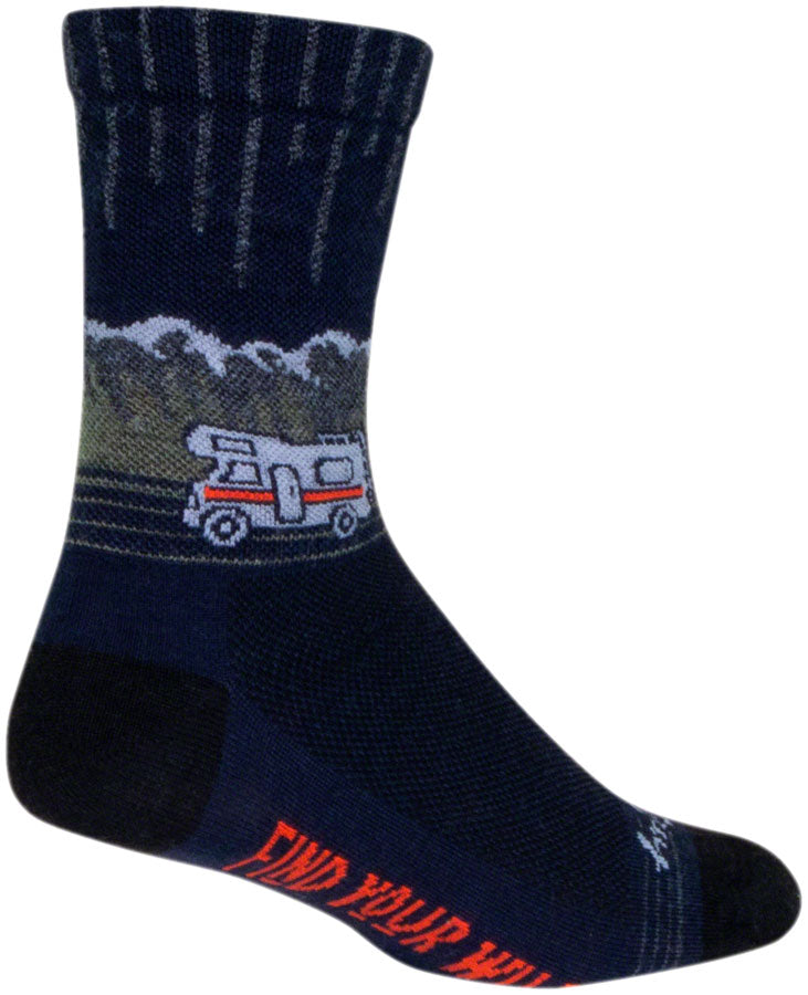 SockGuy Wild Wool Socks - 6", Large/X-Large Shrink-Resistant & Itch-Free