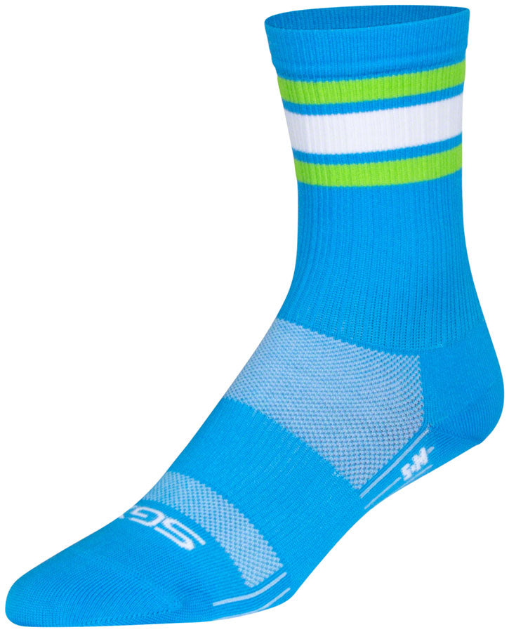 SockGuy Throwback SGX Socks - 6", Small/Medium Snug Arch Support