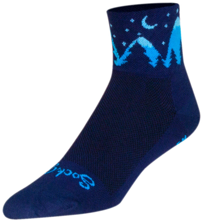 SockGuy Classic Midnight Socks - 3", Black, Large/X-Large
