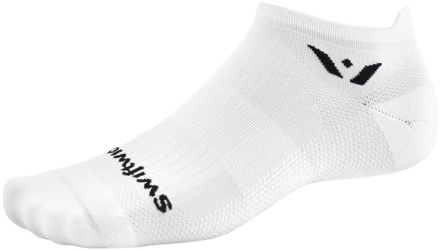 Swiftwick Aspire No Show Socks - White, Small