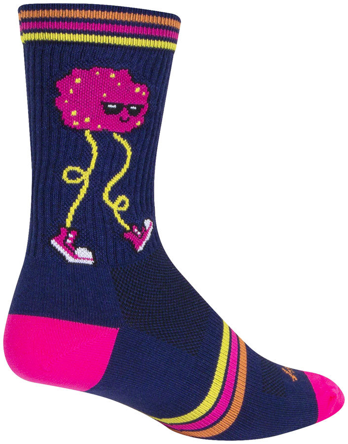 SockGuy Meatball Crew Socks - 6", Large/X-Large