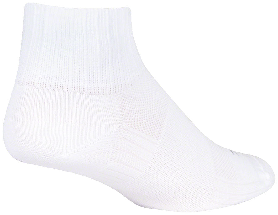 SockGuy SGX White Socks - 2.5", Large/X-Large