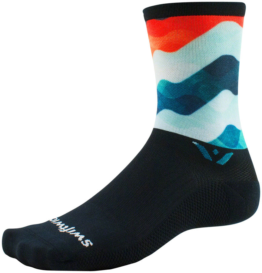 Swiftwick Vision Six Impresssion Socks - 6", Freedive, Small
