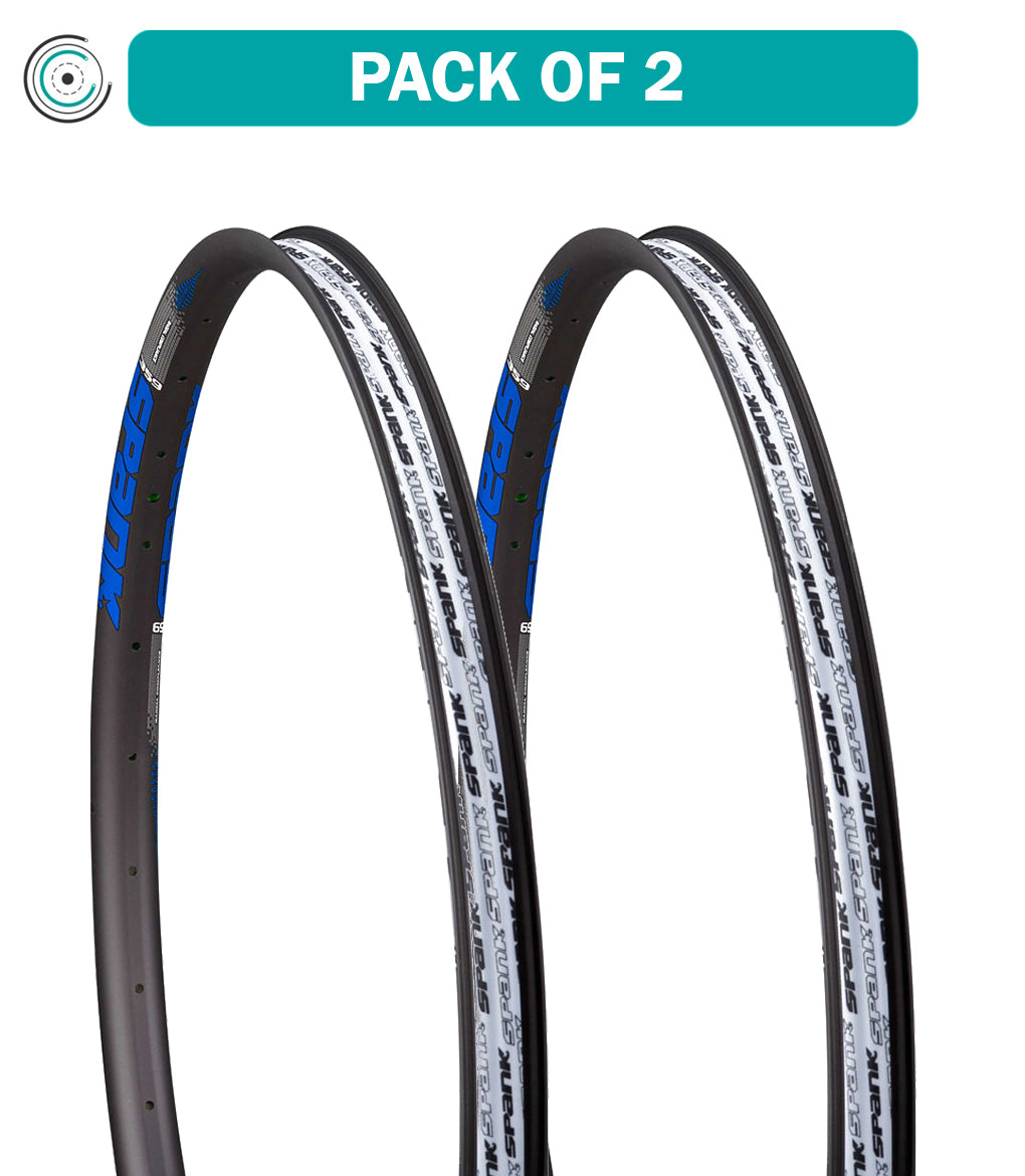 Pack of 2 SPANK 359¬†Vibrocore‚Ñ¢ Rim, 32H, 29‚Äù, Black Blue