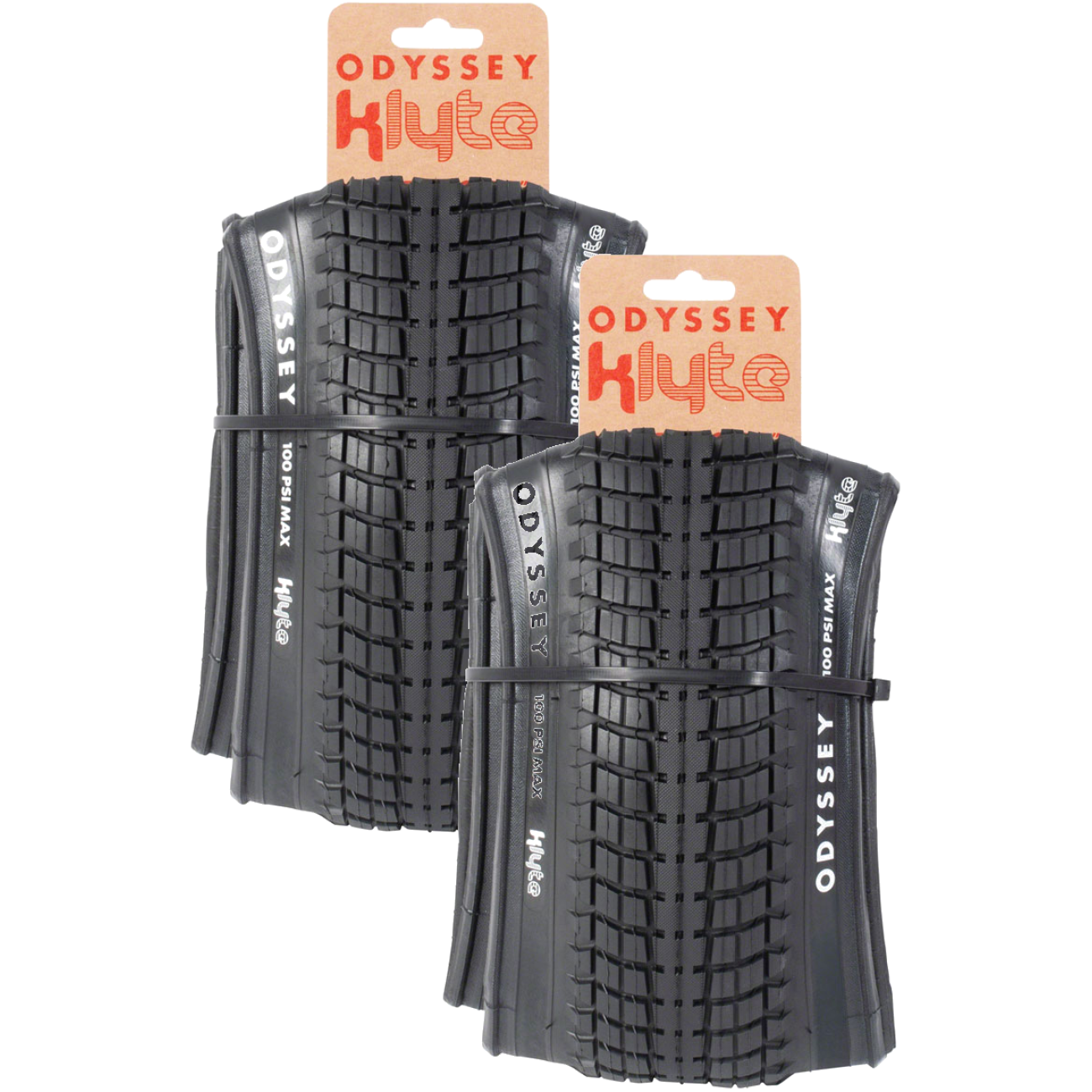 Odyssey Aitken KLyte Tires Pack of 2 2.25 Black T-188-KBK