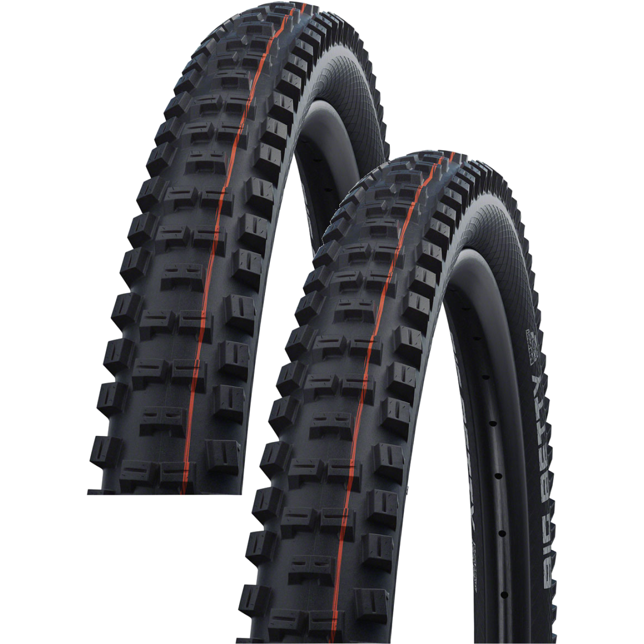 Pack of 2 Schwalbe Big Betty Tire 29x2.6TubelessFoldingEvo Line Mountain Bike 11654159