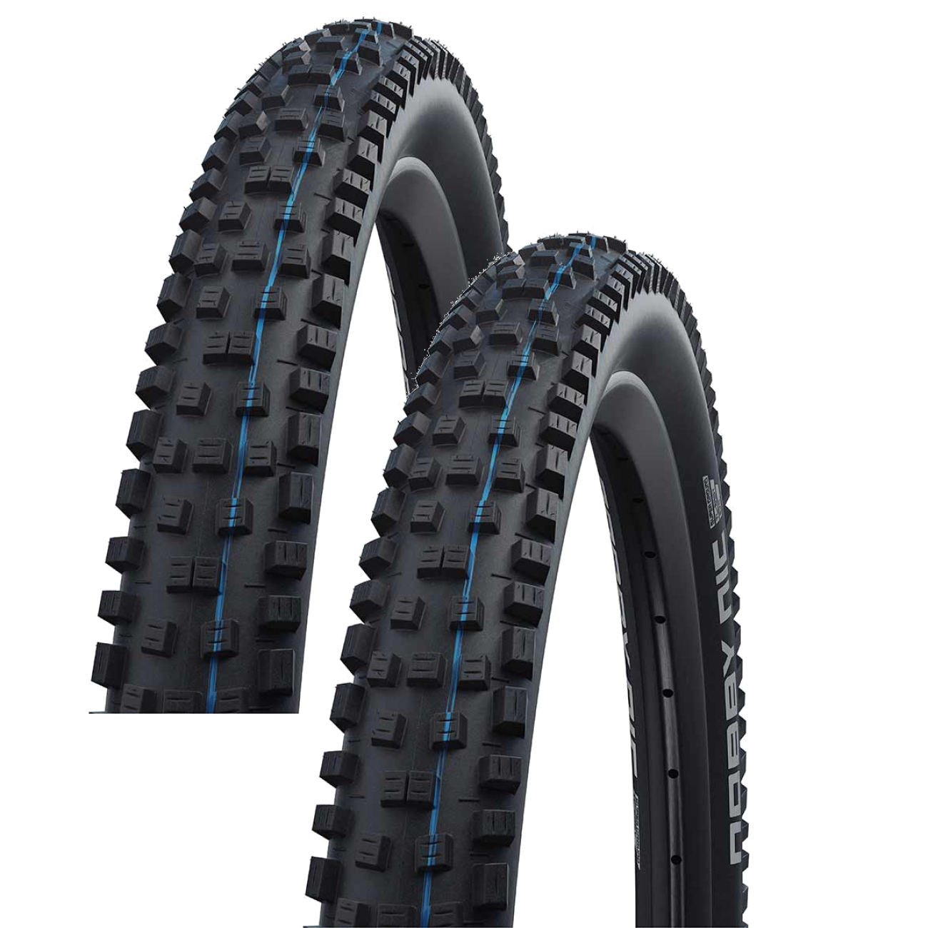 Pack of 2 Schwalbe Nobby Nic Tire 27.5 x 2.25 Tubeless Folding Black 11654106