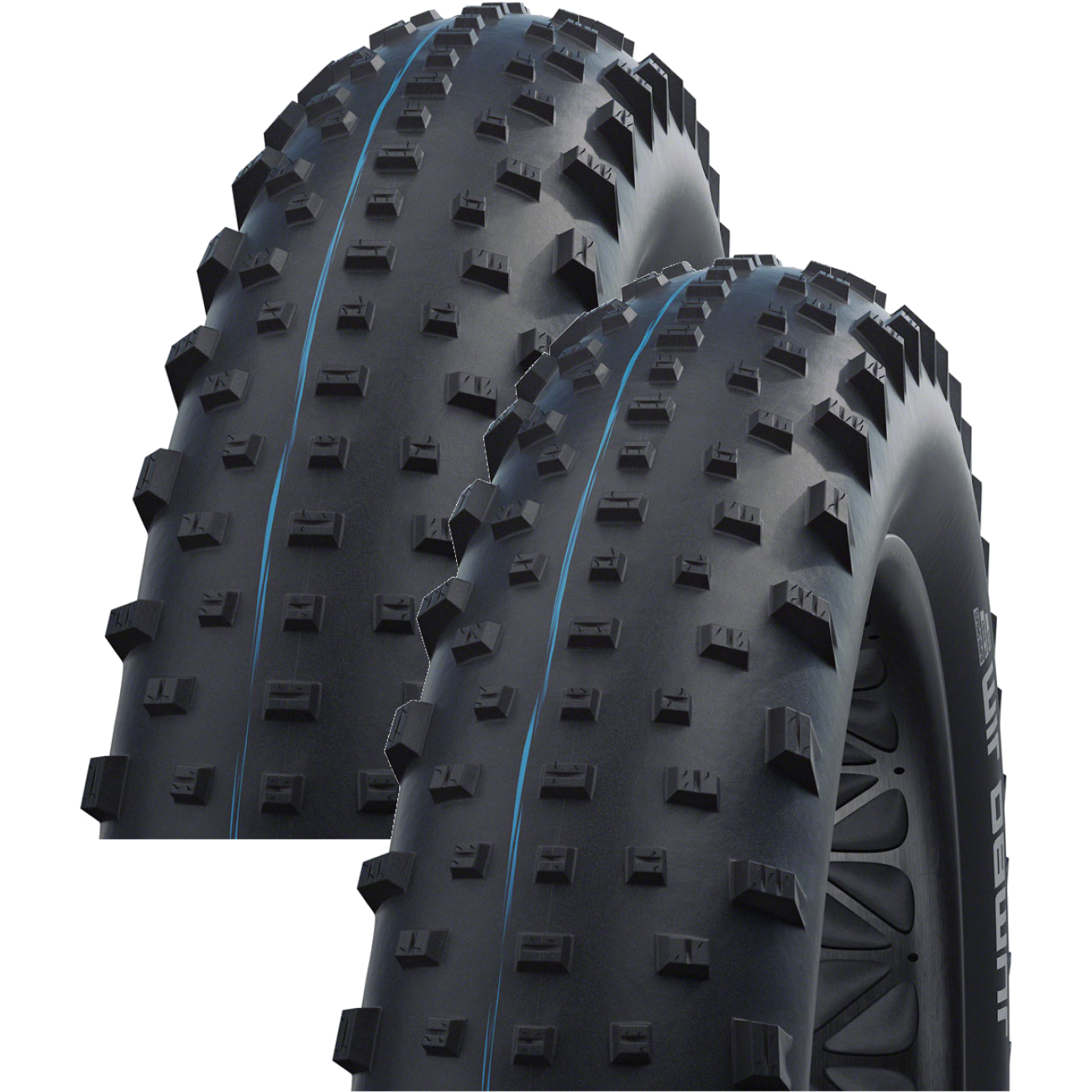 Pack of 2 Schwalbe Jumbo Jim Tire 26 x 4.4 Tubeless Folding Black Evolution 11600815.02