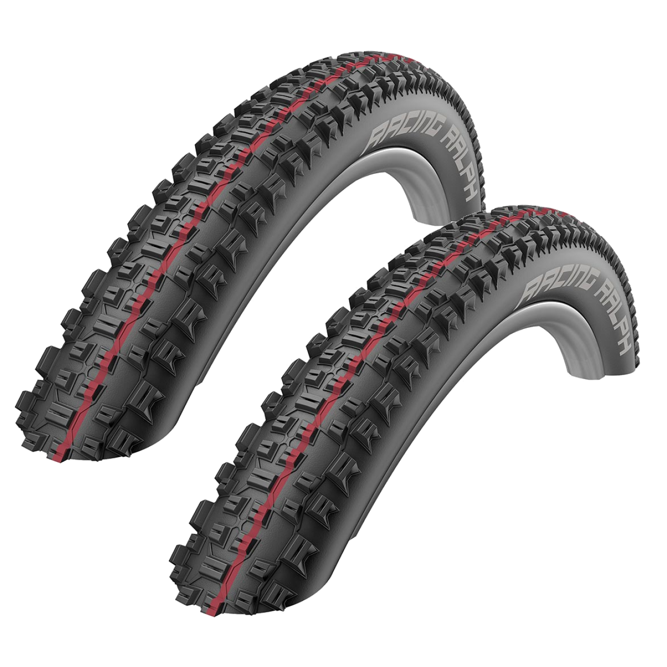 Pack of 2 Schwalbe Racing Ralph Tire 29x2.1TubelessFoldingSuper Ground 11601128.01