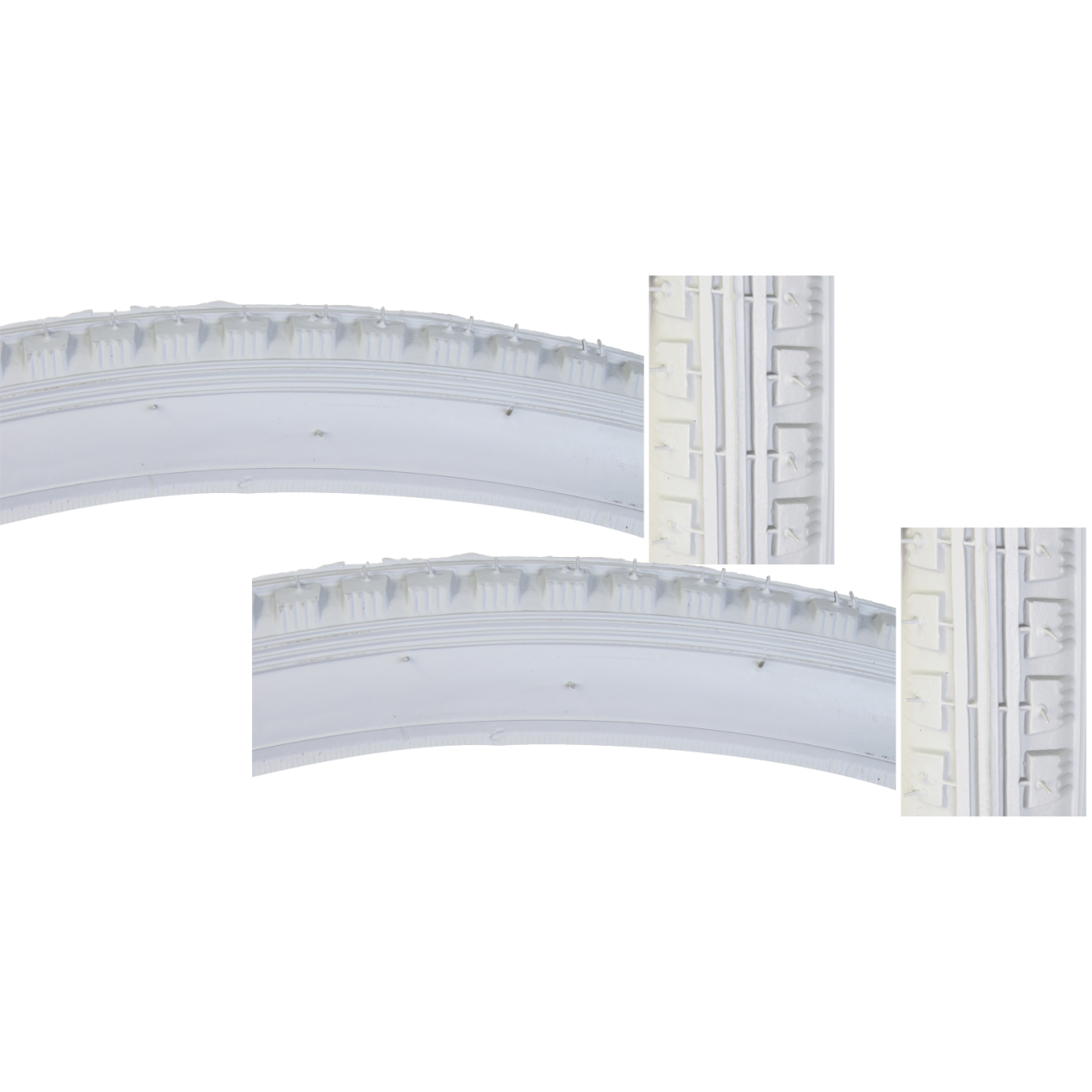 Pack of 2 Sunlite Wheelchair 24x13/8 Clincher Wire Gy/Gry Reflective