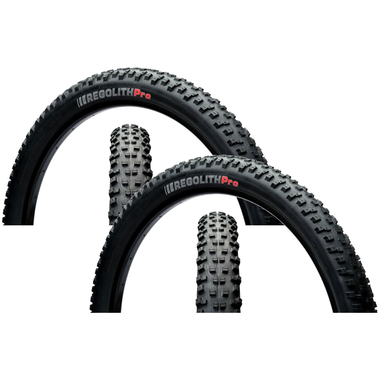 Pack of 2 Kenda Regolith Pro Tire 29 x 2.2 Tubeless Folding Black 120tpi 075X5634