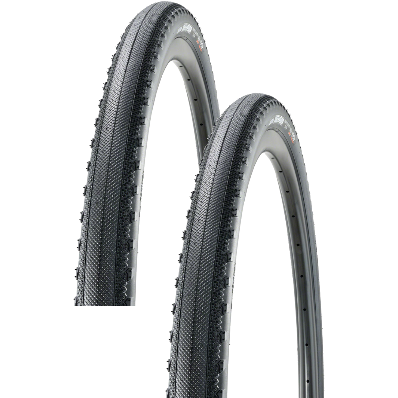 Maxxis Gravel Tire Pack of 2 Receptor Tubeless Folding Black EXO Casing Wide Trail TB00325300