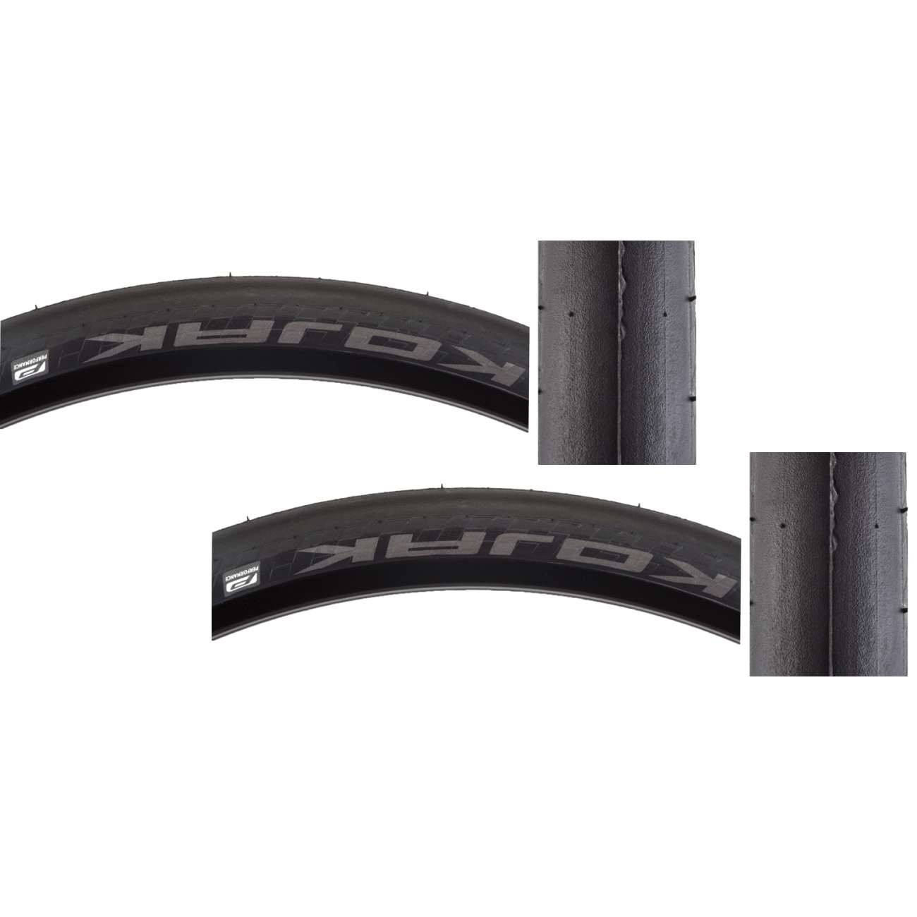 Pack of 2 Schwalbe Kojak Tire 700 x 35 Clincher Folding RaceGuard Road Bike 11600020.02