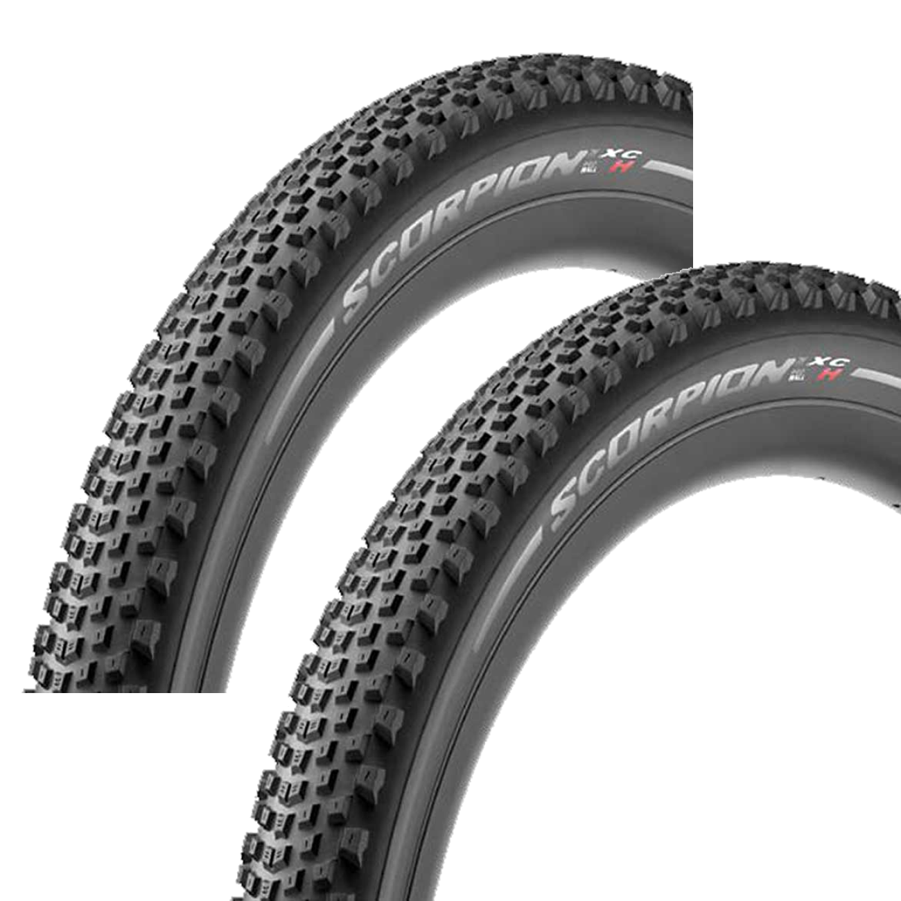Pack of 2 Pirelli Scorpion XC H Tire Tubeless Folding Black Lite Mountain Bike 3703800