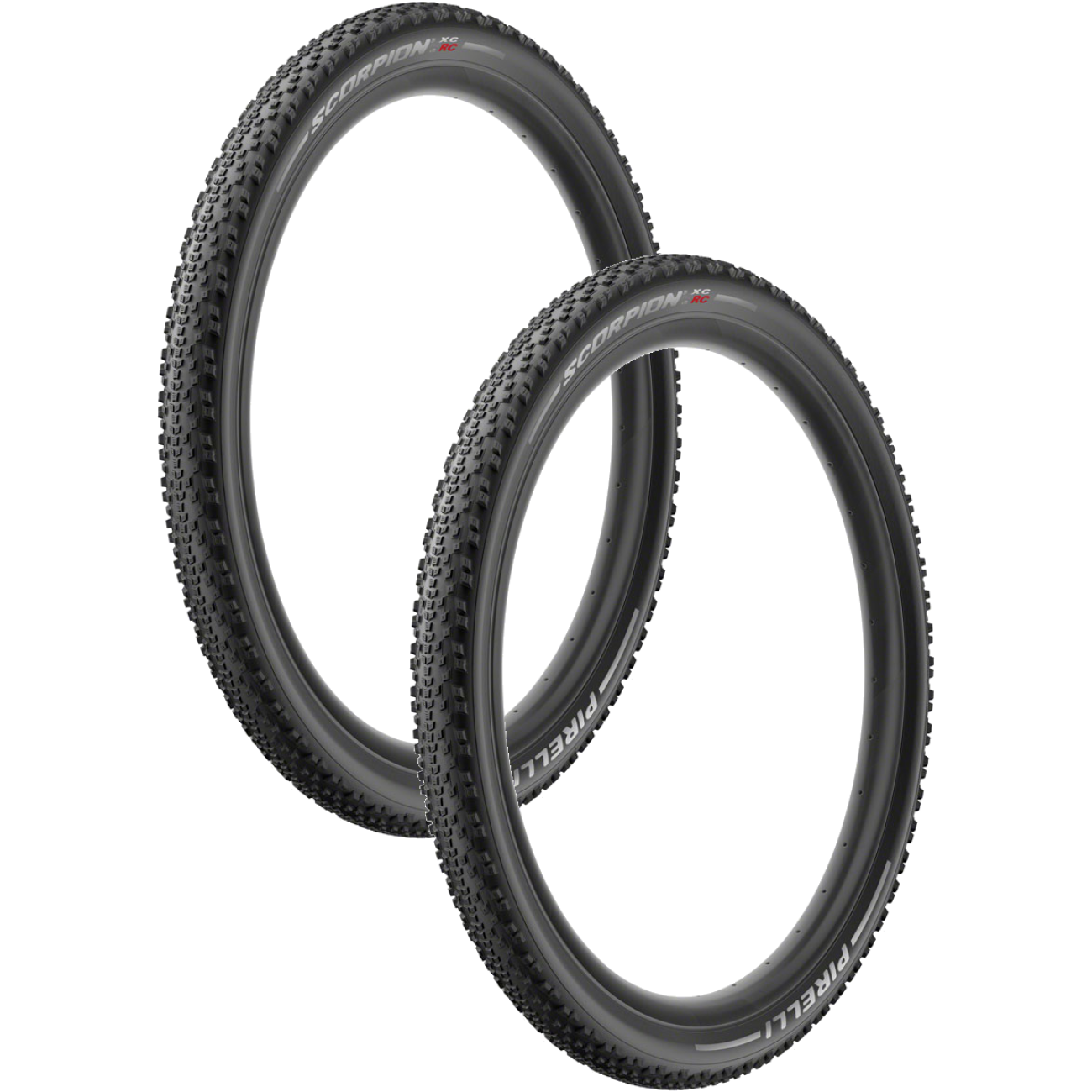 Pack of 2 Pirelli Scorpion XC RC Tire Tubeless Folding Black Lite Mountain Bike 3945400