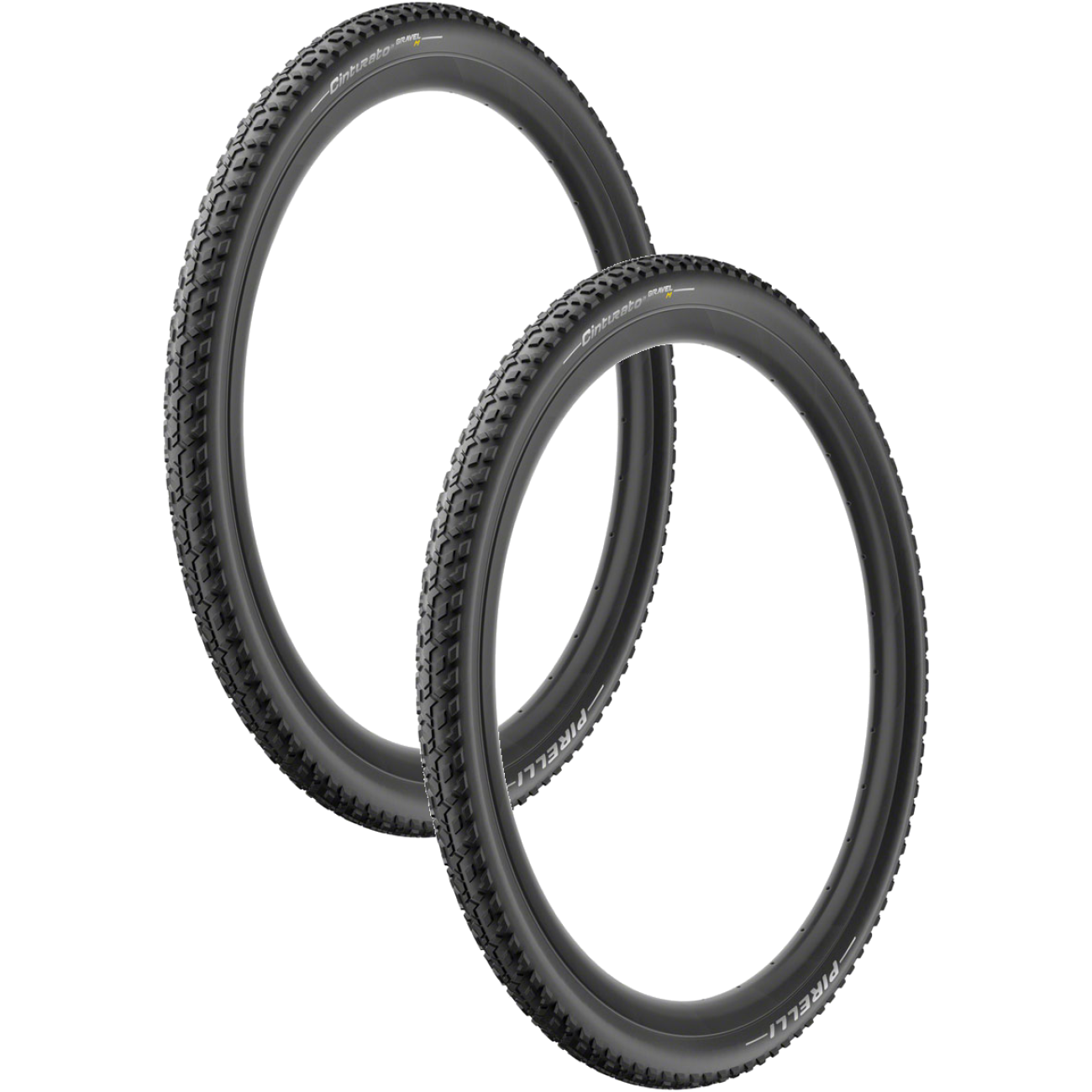 Pirelli Cinturato Gravel M Tire Pack of 2 Tubeless Folding Black Road 3771000