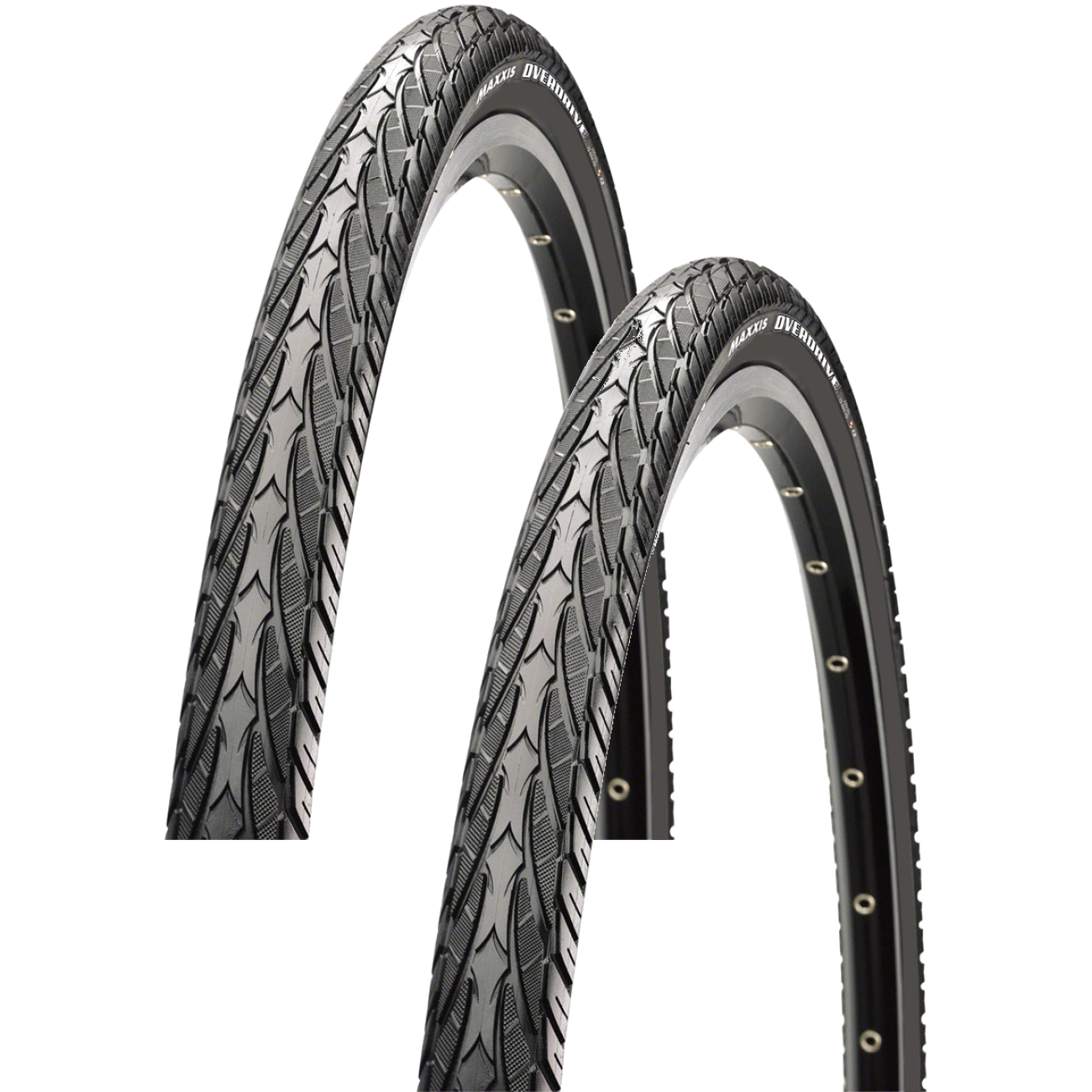 Pack of 2 Maxxis Overdrive Excel Tire Clincher Black SilkShield 700 x 40 TB00394200