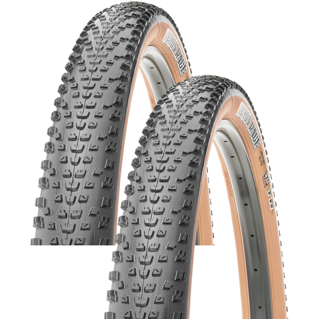 Pack of 2 Maxxis Rekon Race Tire Clincher Wire Dark Tan/Black 27.5 x 2.25 TB00415200