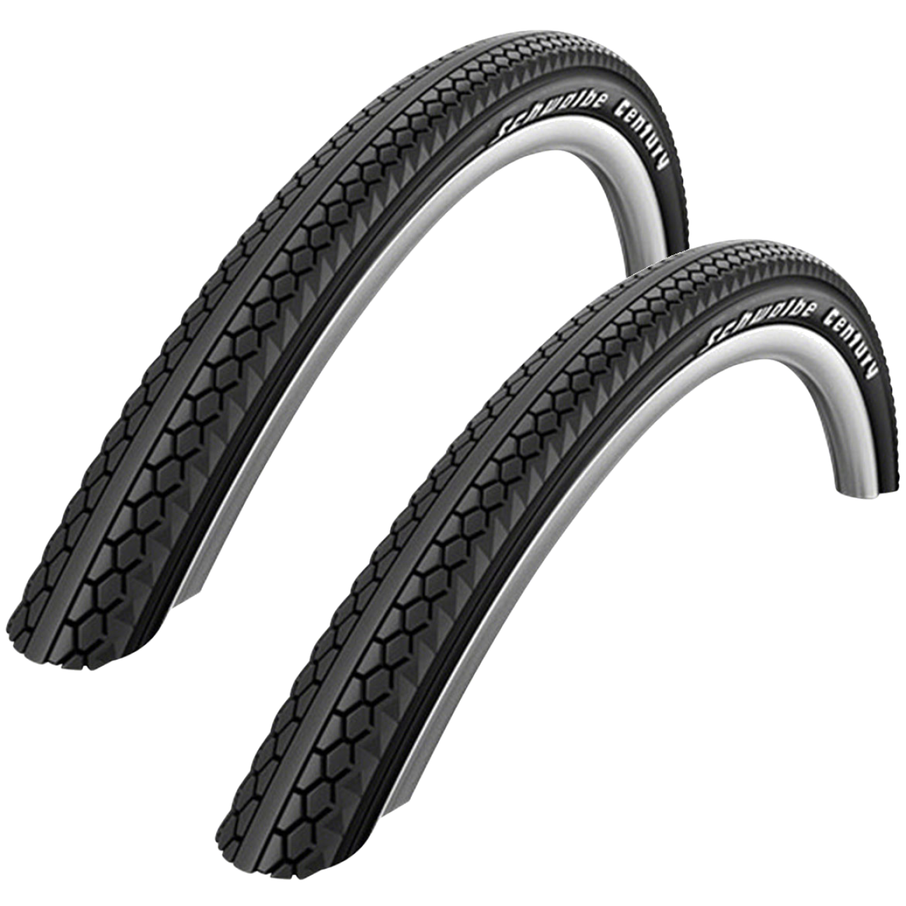 Pack of 2 Schwalbe Century Tire 700 x 50 Clincher Wire Active SBC KGuard 11100878