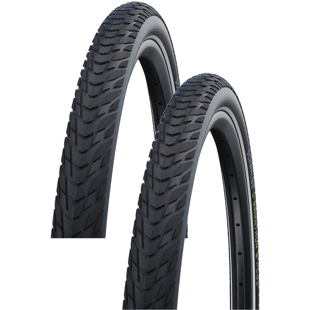 Pack of 2 Schwalbe Marathon EPlus Tire 700x50 Clincher Wire Addix Touring 11159055.01