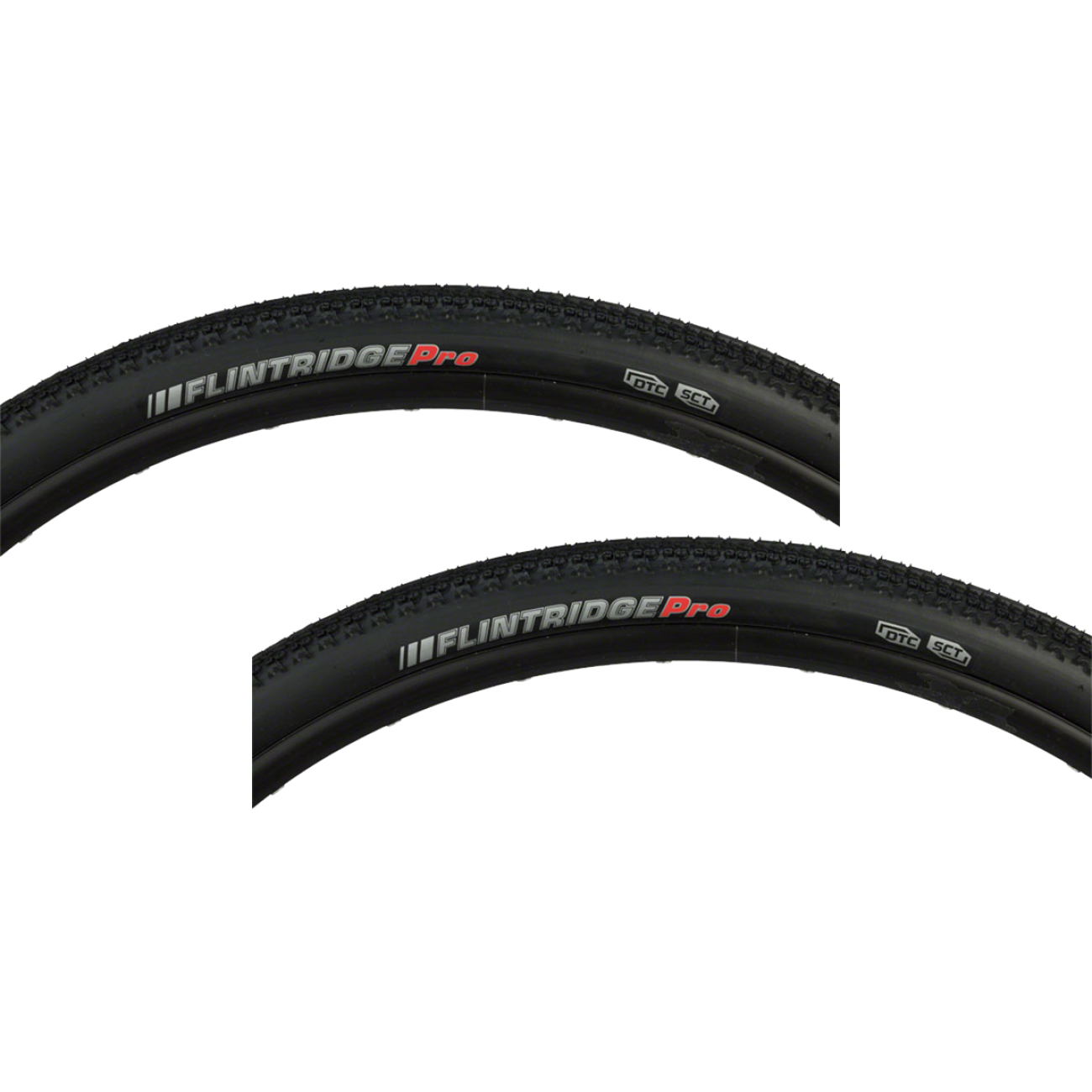 Kenda Gravel Tire Pack of 2 Flintridge Pro 650b x 45 Tubeless Folding Black 120tpi 07855653