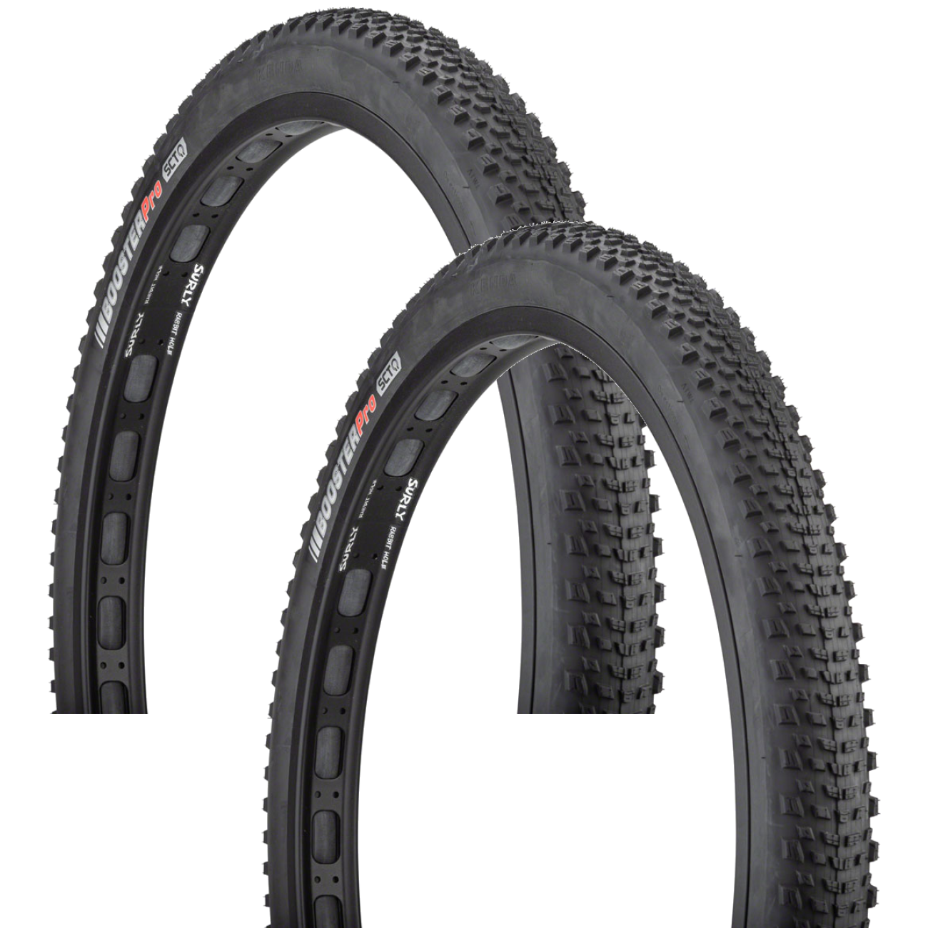 Kenda Gravel Tire Pack of 2 Booster Pro 27.5 x 2.8 Tubeless Black 120tpi SCT 07385156
