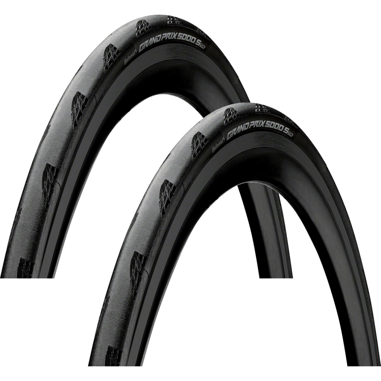 2 Pack Continental Grand Prix 5000 S TR Tire 700 x 30 Tubeless Black 220tpi C1026130