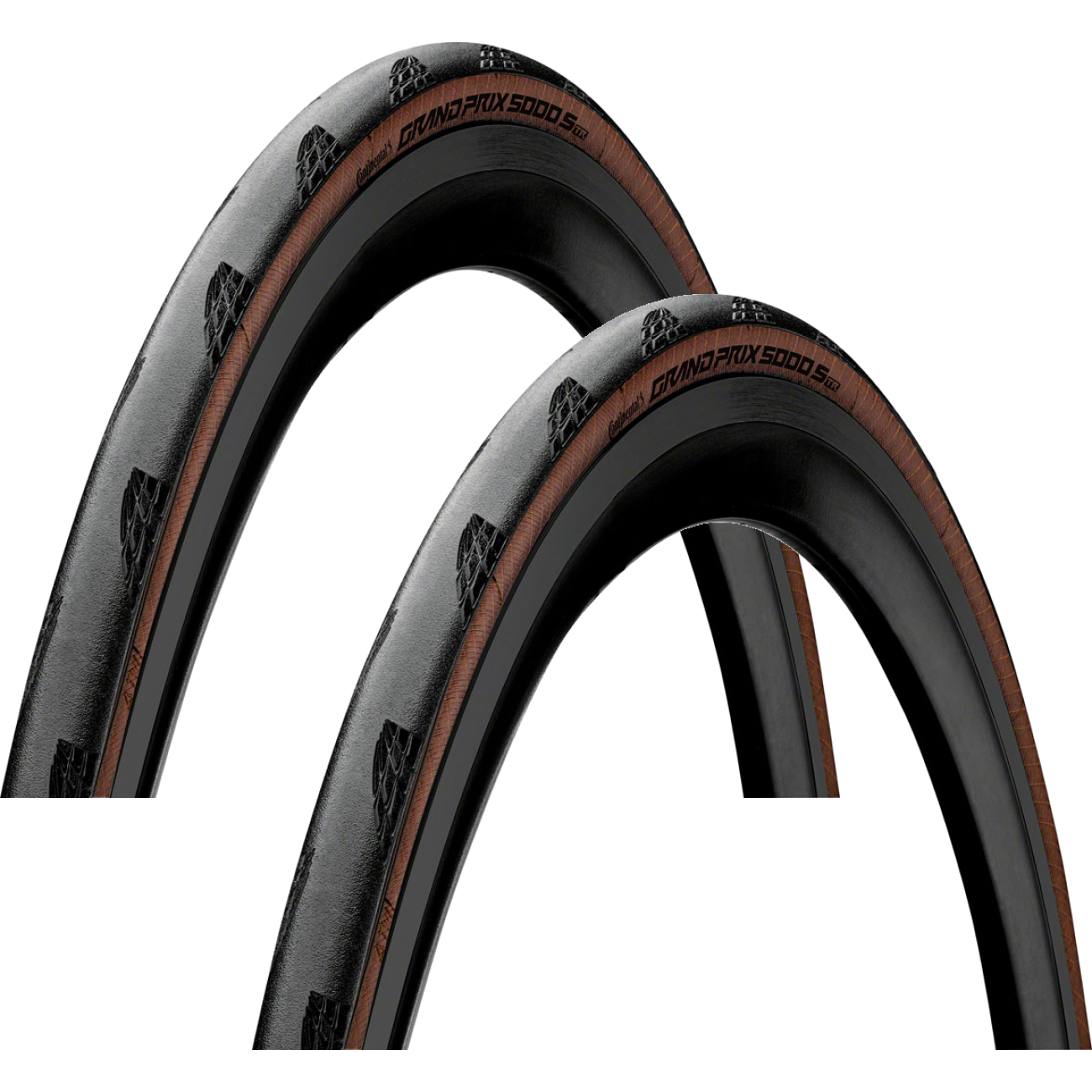 Pack of 2 Continental Grand Prix 5000 S TR Tire 650b x 30 Black/Transparent C1029130