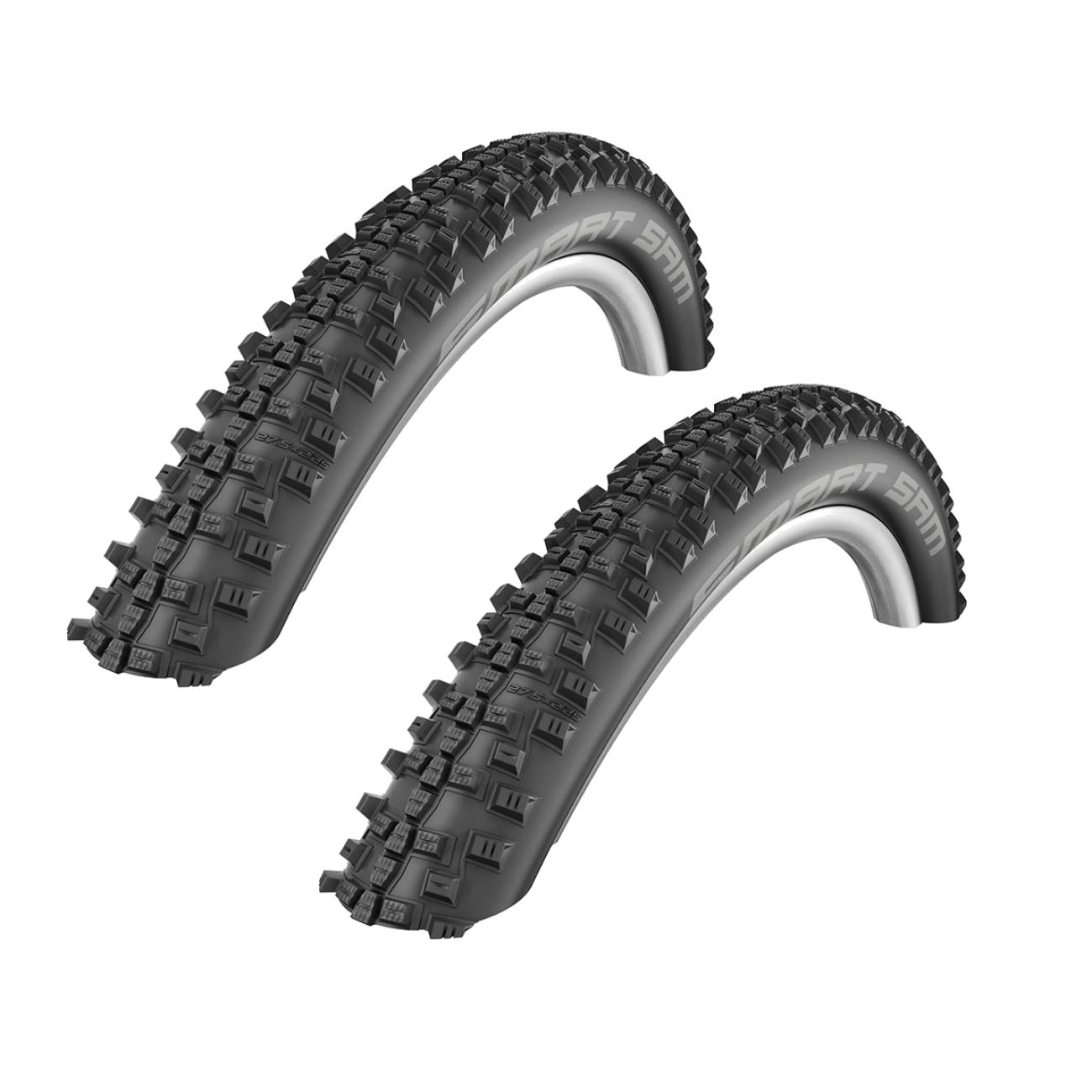 Pack of 2 Schwalbe Smart Sam Tire 700 x 35 Clincher Wire Black Performance 11101134.02