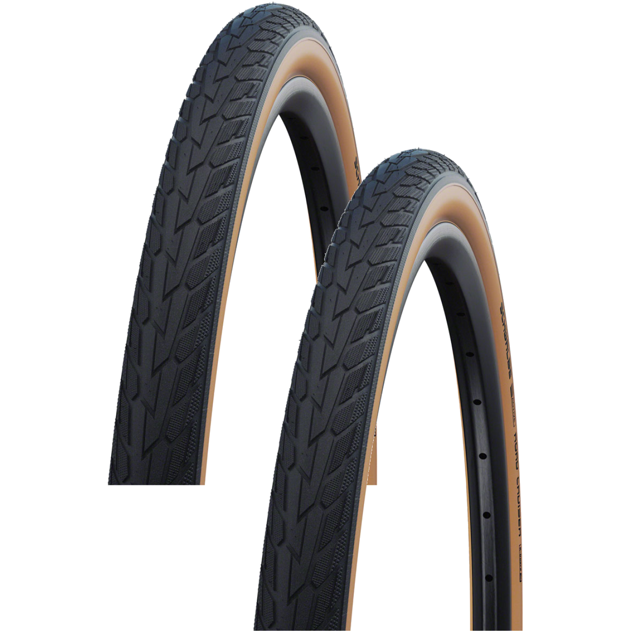 Pack of 2 Schwalbe Road Cruiser Tire 26 x 1.75 Wire Gumwall/Black KGuard 11101264