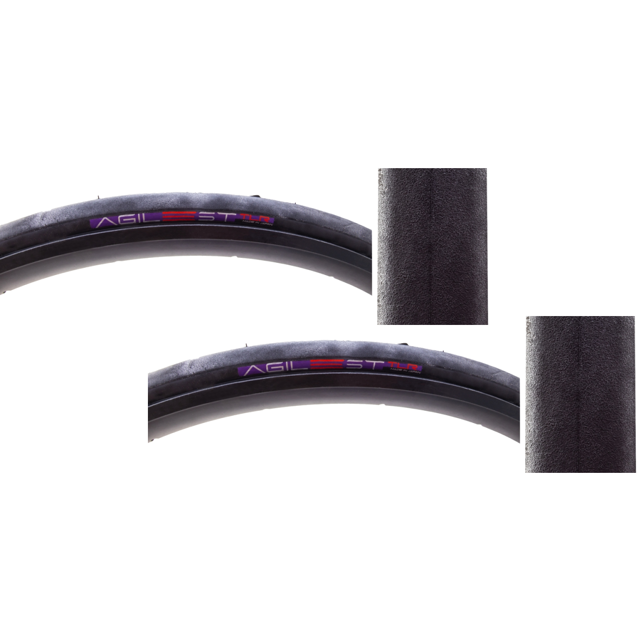 Pack of 2 Panaracer Agilest 700x28 Fold TPI 110 Black/Black Reflective Road Tire RF728-AG-B