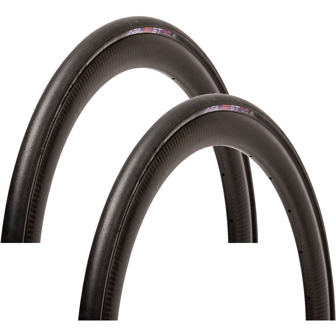 Pack of 2 Panaracer Agilest TLR 700x30 Tubeless TPI 85 Black/Blk Reflective Road RF730TR-AG-B