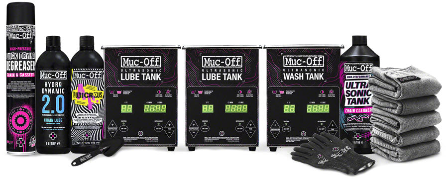 Muc-Off Ultrasonic Optimization Bundle Ensures Deep Clean To Surface