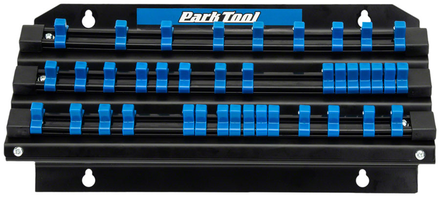 Park Tool JH-3 Wall-Mounted Socket, Bit and Torque Tool Organizer