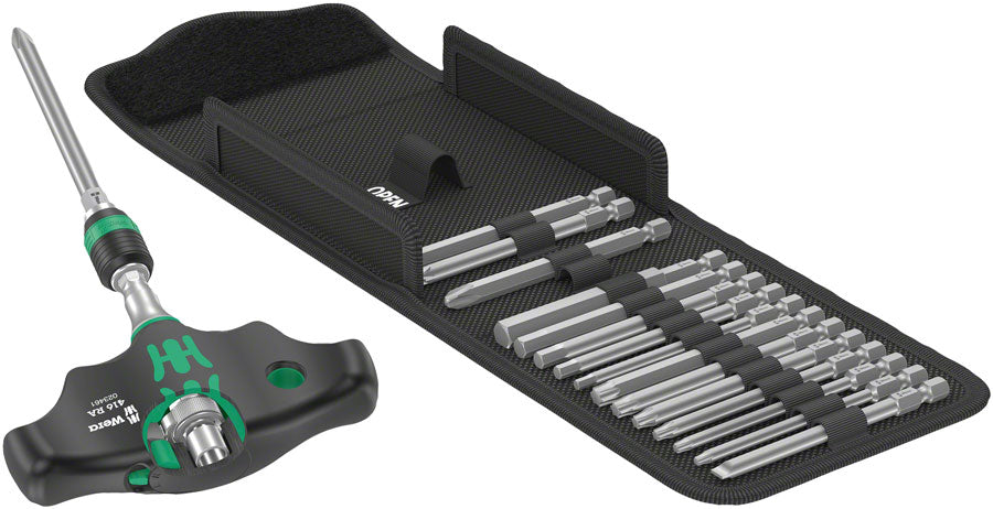 Wera Kraftform Kompakt 400 RA T-Handle Ratchet Set 1 - 17 Pieces