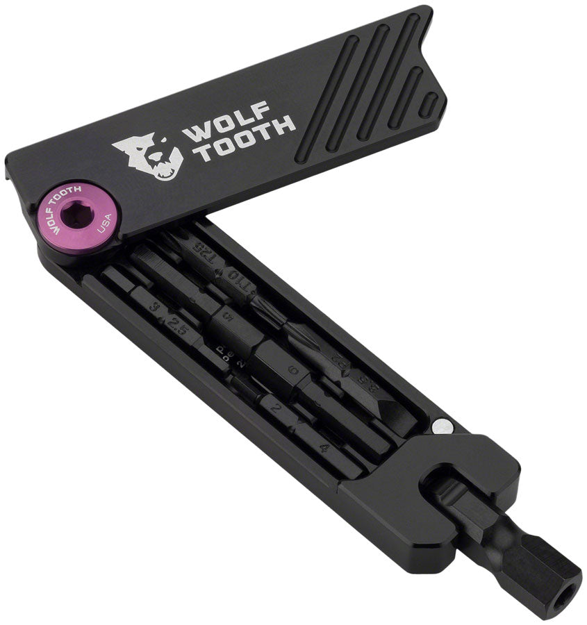 Wolf Tooth 6-Bit Hex Wrench - Multi-Tool, Purple Replacement Parts Available