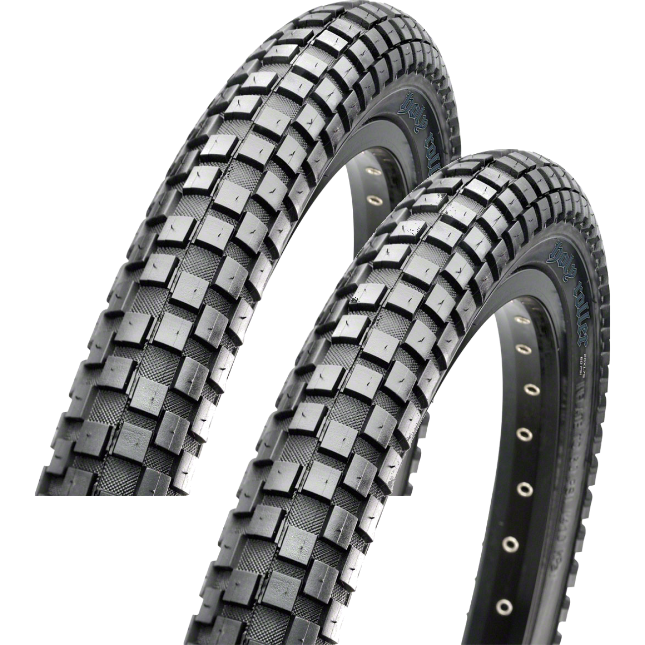Pack of 2 Maxxis Holy Roller Tire 20 X 2.2 60Tpi Clincher Wire Black TB31020000