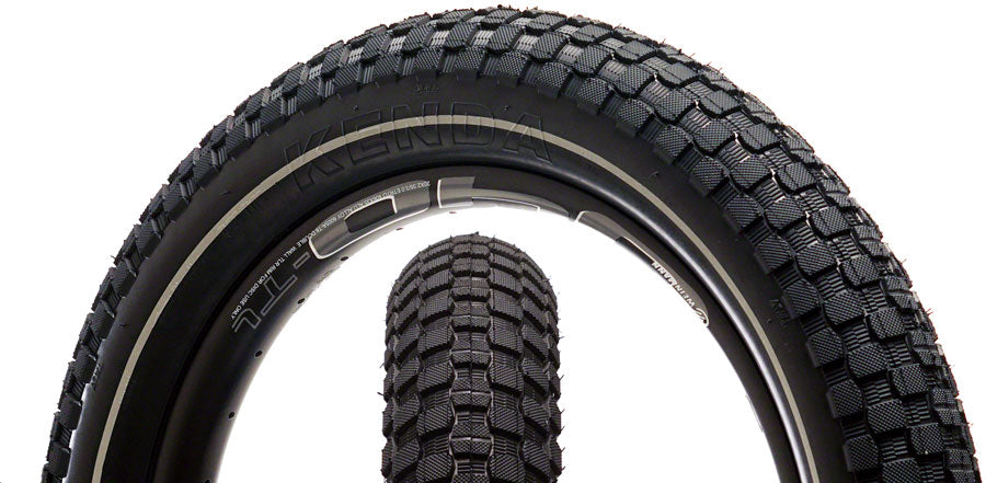 Kenda KRad Tire 20 x 3.3 Clincher Wire Black/Reflective 30tpi KS 212330