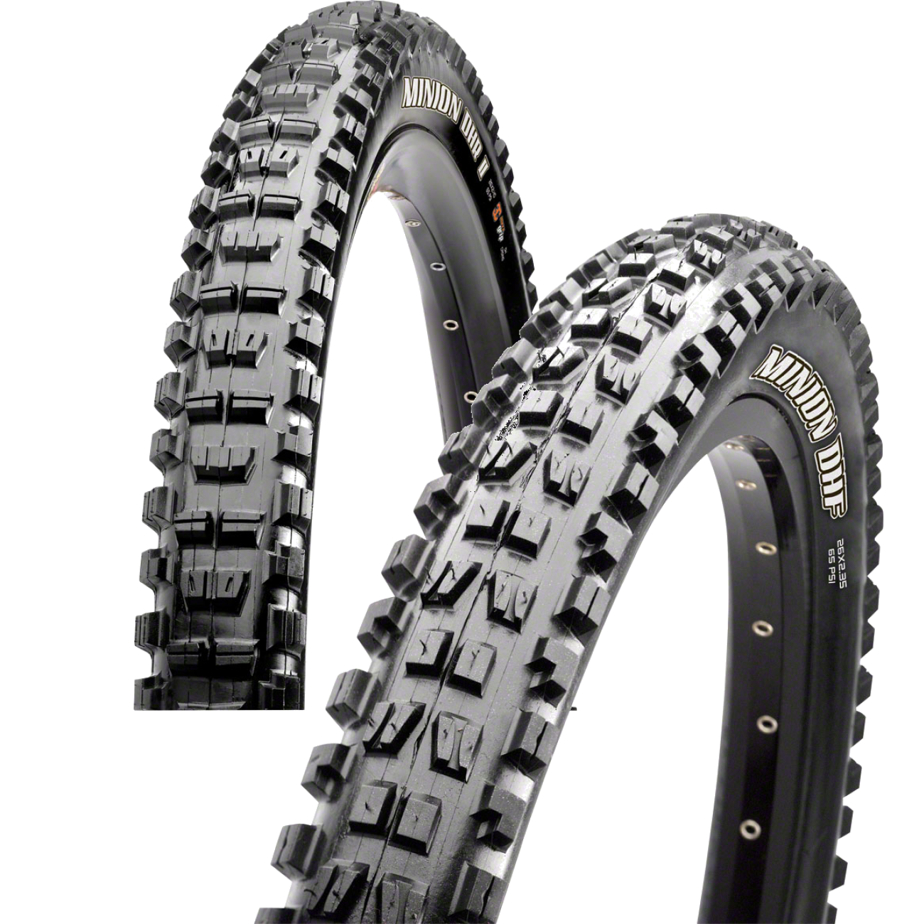 Maxxis Minion DHF & DHR II Tires - 27.5 x 2.5 & 2.4, 3C Maxx Grip, WT, Pack of 2 TB85975200