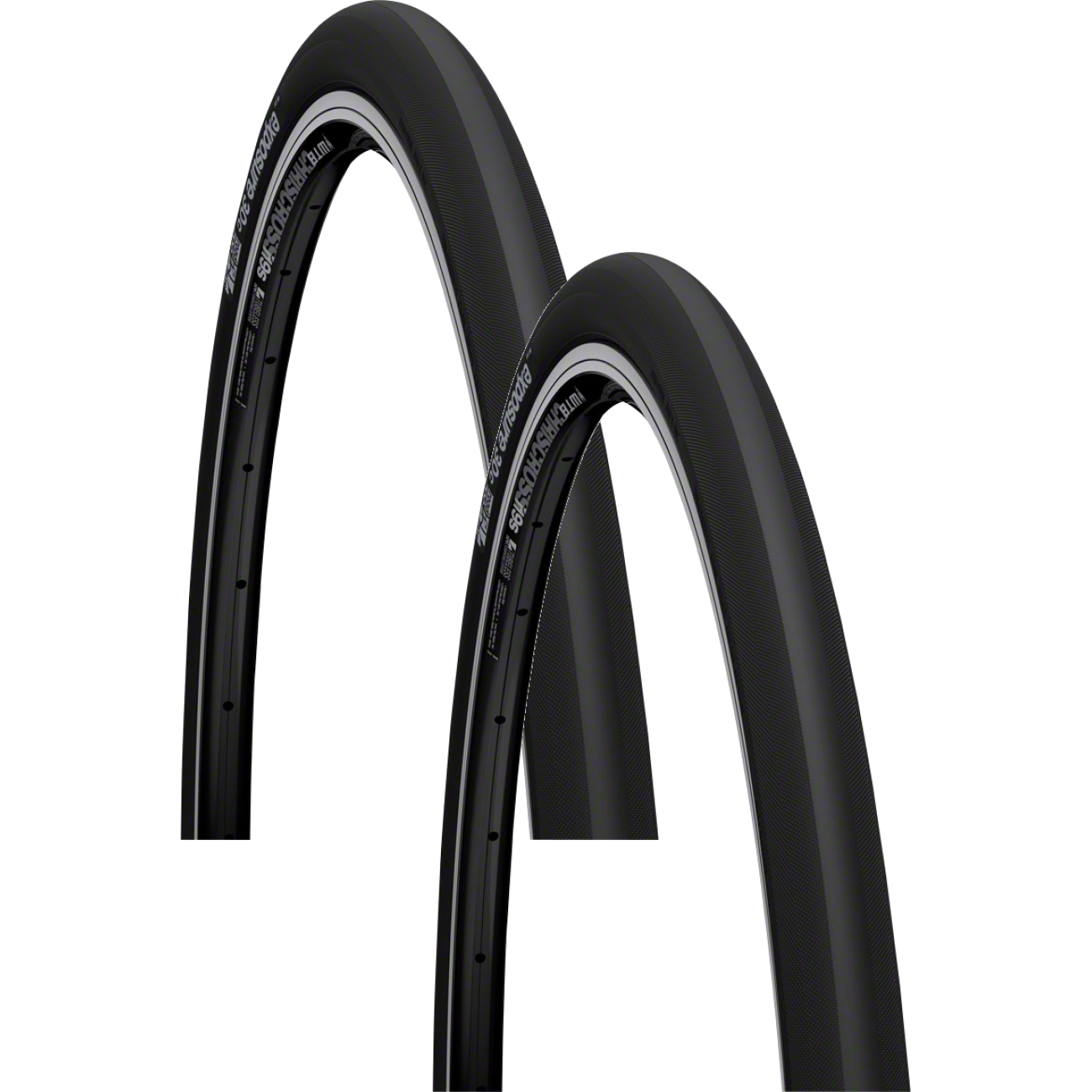 Pack of 2 WTB Exposure Tire 700 x 30 TCS Tubeless Folding Black Road W010-0639